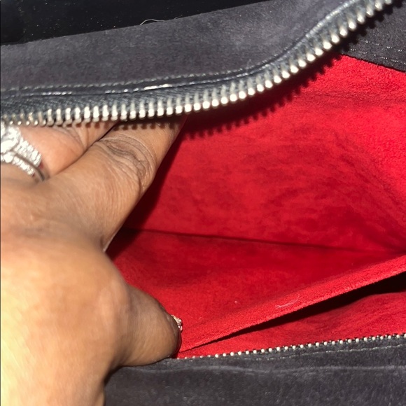 Salvatore Ferragamo Black Tote Bag with Embossed Pattern and Structured Shape - Picture 13 of 16